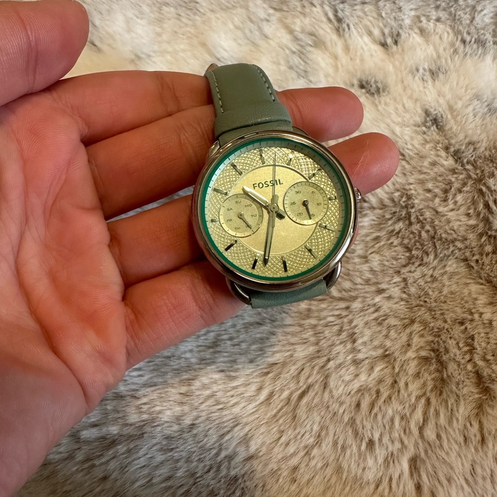 Fossil Blue Chronograph Watch